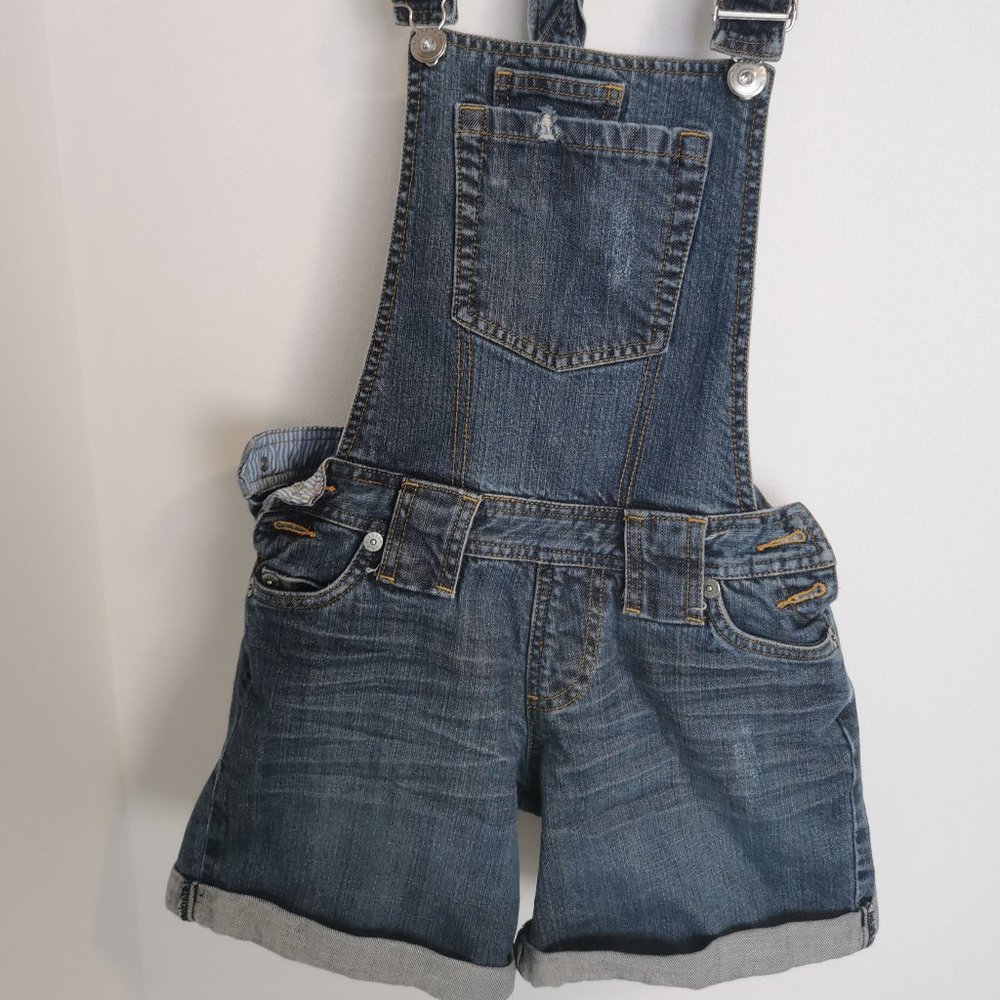 Denim Overall shorts
